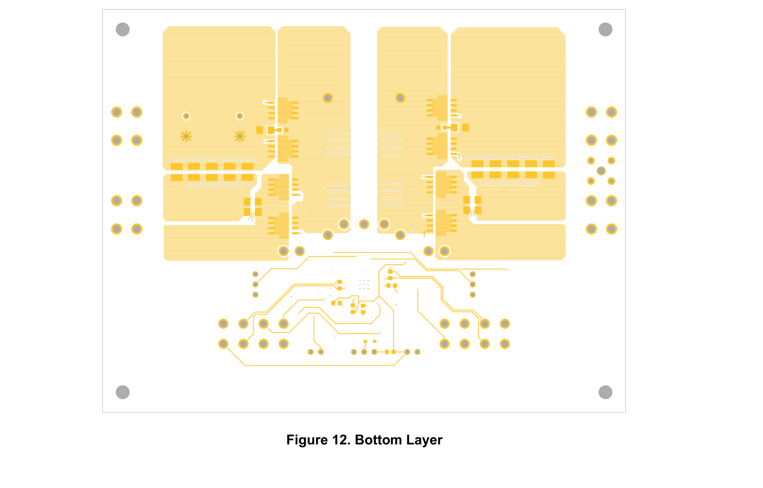 1000W Buck-Boost 电源设计总结:四开关拓扑、波形调试与PCB布局 13 Renesas ISL81601EVAL1Z PCB 底层布局